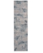 Nourison CLOSEOUT! Somerset Silver/Blue Blossom 2' x 5'9" Runner Rug